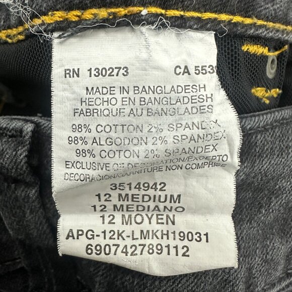 Lee Perfect Fit Just below The waist Women's size 12 Black Denim jeans - Picture 4 of 5